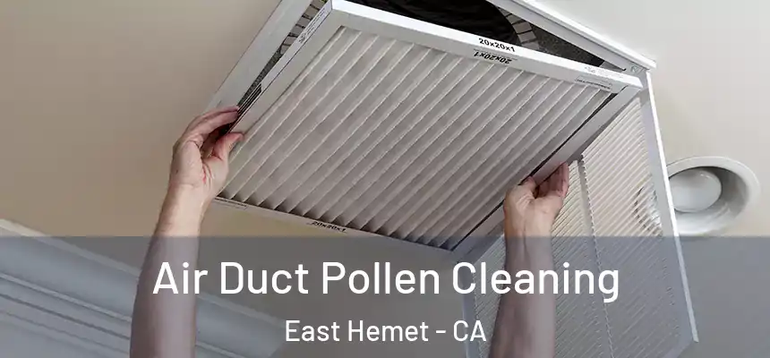 Air Duct Pollen Cleaning East Hemet - CA