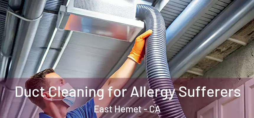 Duct Cleaning for Allergy Sufferers East Hemet - CA