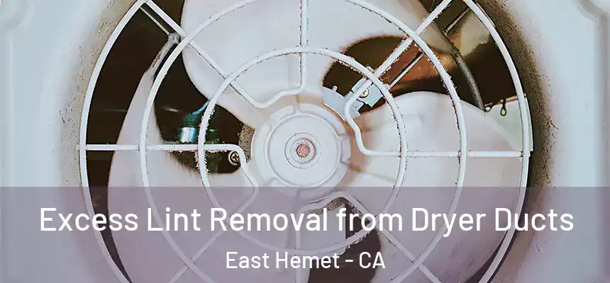  Excess Lint Removal from Dryer Ducts East Hemet - CA